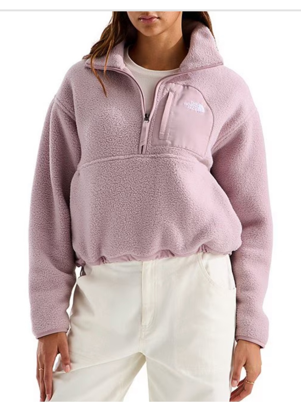 The North Face Yumiori Half Zip Pink Fleece